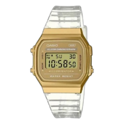 CASIO Digital 'Clear Gold'