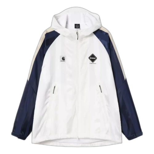 Carhartt WIP x F.C.Real Bristol Warm Up Jacket 'White'