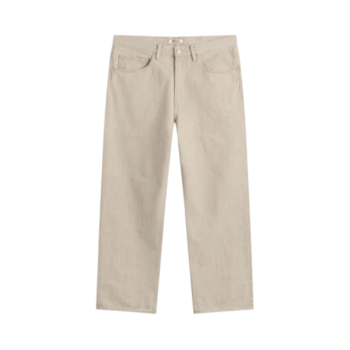 Auralee Faded Hard Twist Denim Wide Pants 'Light Grey'