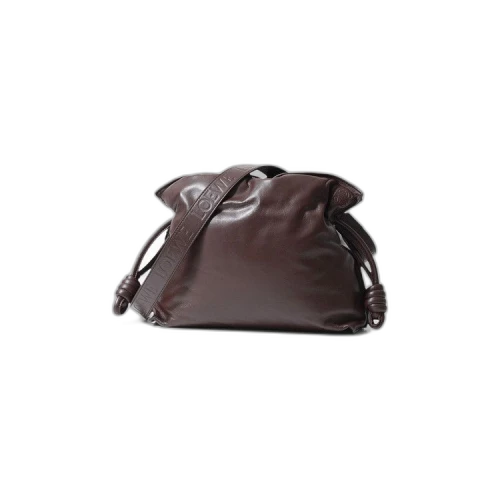 Loewe Flamenco Clutch Puffer Bag 'Dark Chocolate'
