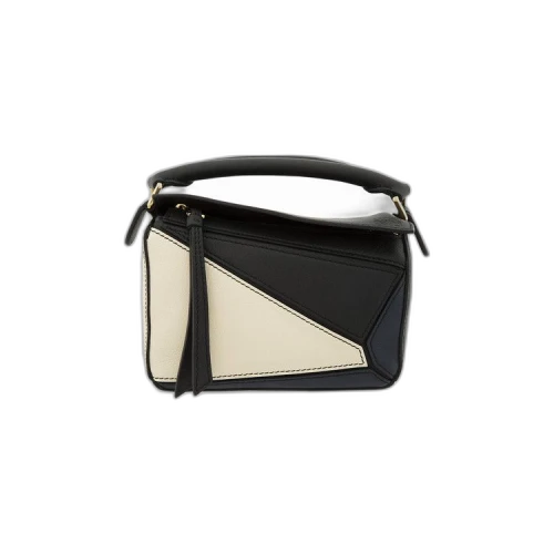 Loewe Puzzle Mini Bag 'Black/Angora'