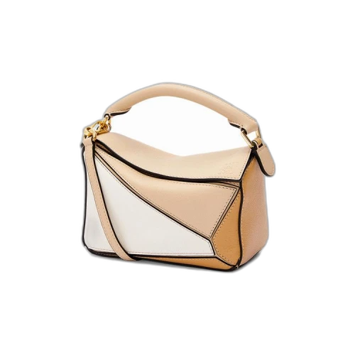 Loewe Puzzle Mini Bag 'Dusty Beige/Soft White'