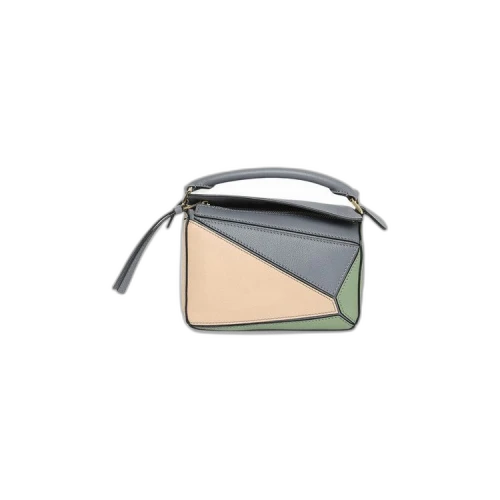 Loewe Puzzle Mini Bag 'Asphalt Grey/Nude'