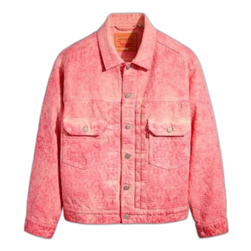 Stussy x Levi's Dyed Jacquard Jacket 'Pink'
