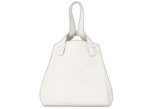 LOEWE Hammock Nugget Bag in Nappa Calfskin Soft White