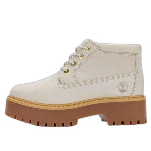 Timberland Stone Street Mid Lace Up Waterproof Boots 'White Nubuck' (Women's)