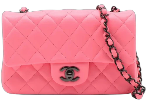 Chanel Timeless Classic Mini Flap Hot Pink
