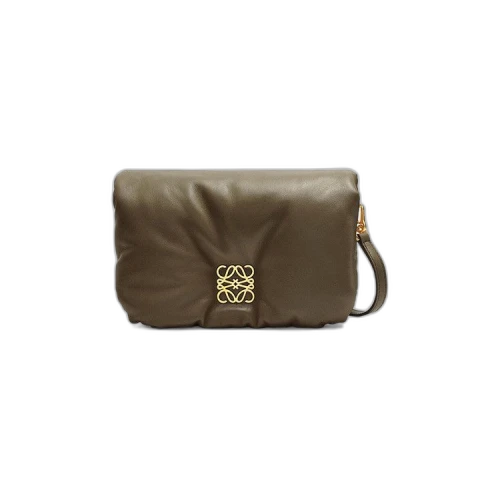 Loewe Goya Puffer Mini Bag 'Dark Khaki'