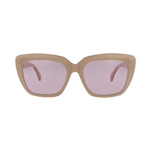 Alaia Square-Frame Acetate Sunglasses Nude Violet (AA0050S-30010089-003)