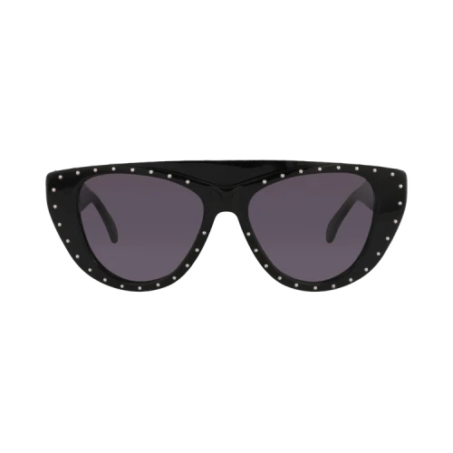 Alaia Cat Eye-Frame Acetate Sunglasses Black Black Grey (AA0053S-30010093-002)