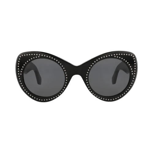 Alaia Cat Eye-Frame Recycled Acetate Sunglasses Black Black Grey (AA0064S-30014219-001)