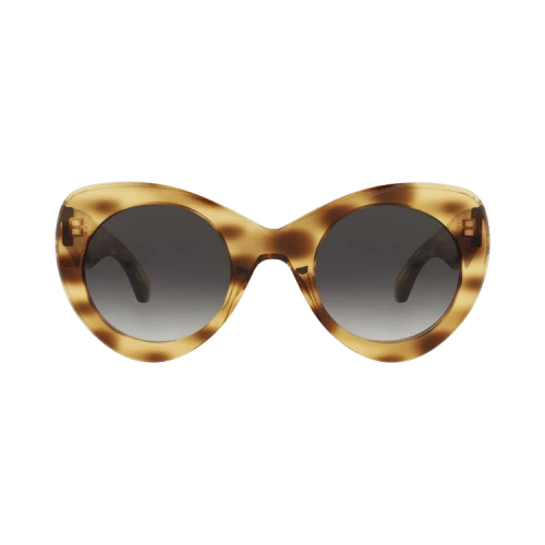 Alaia Cat Eye-Frame Recycled Acetate Sunglasses Havana Havana Grey (AA0064S-30014219-004)