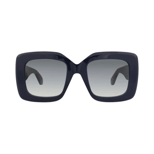 Alaia Square-Frame Recycled Acetate Sunglasses Blue Blue Grey (AA0065S-30014218-003)
