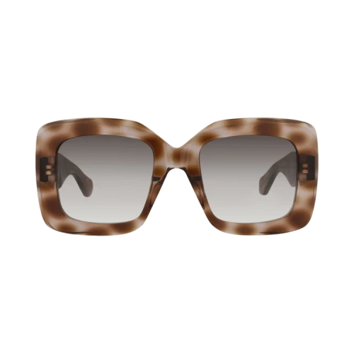 Alaia Square-Frame Recycled Acetate Sunglasses Havana Havana Grey (AA0065S-30014218-004)