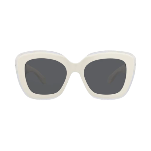 Alaia Square-Frame Recycled Acetate Sunglasses White White Grey (AA0072S-30014380-002)