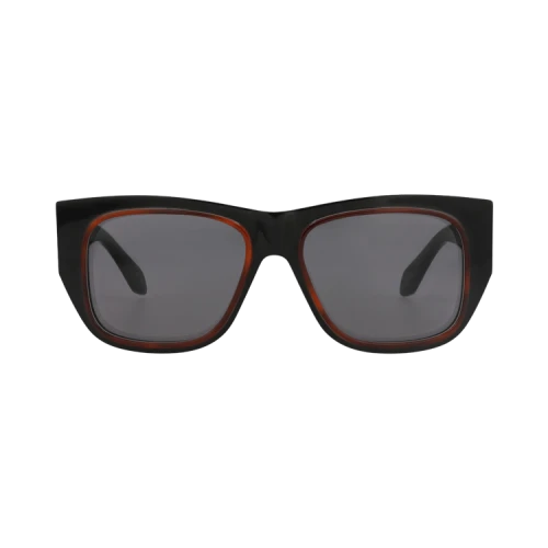 Alaïa Square-Frame Recycled Acetate Sunglasses 'Black Black Grey'