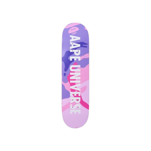 AAPE Logo Skateboard 'Pink/Blue'