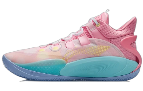 Li-Ning Sonic 9 Low 'Geranium Pink Turquoise'
