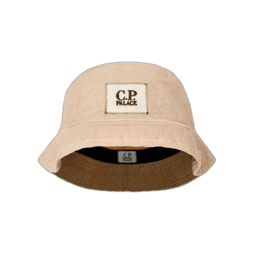 Palace x C.P. Company Plain Paper Touch Goggle Bucket Hat 'Stone'