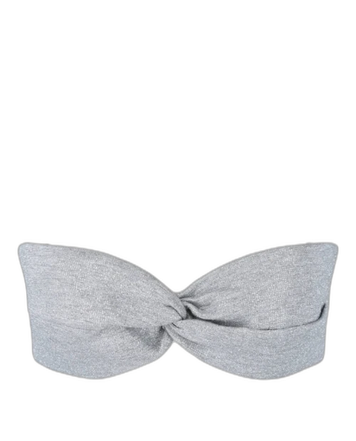 OFF-WHITE Holiday Glitter Top Silver