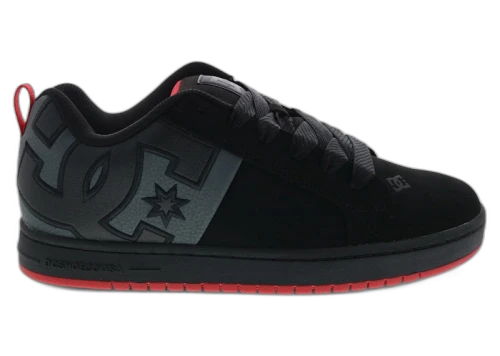 DC Court Graffik SQ Black Grey Red