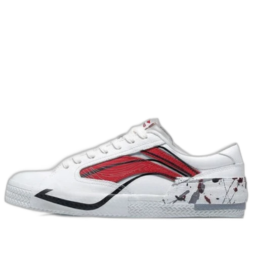 Li-Ning Weiwu Paris Fashion Week Vintage Shoes 'White Red' (Women's)