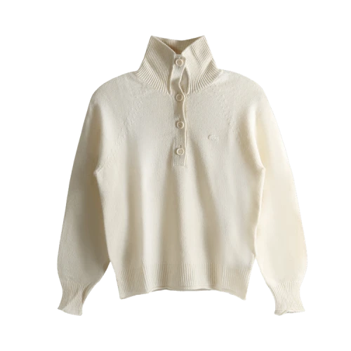 Lacoste Carded Wool High Neck Sweater 'Lapland'