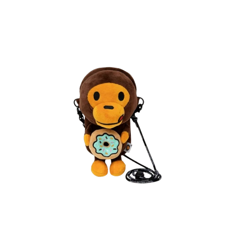 BAPE Baby Milo Donut Mobile Bag 'Brown'