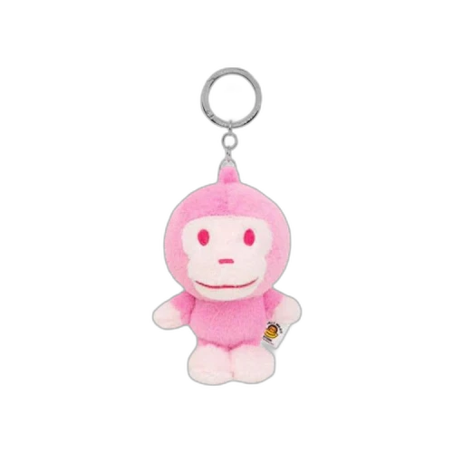 BAPE Baby Milo Plush Doll Keychain 'Pale Pink'