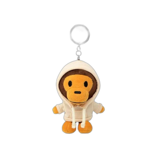 BAPE Baby Milo Plush Doll Keychain 'Ivory'