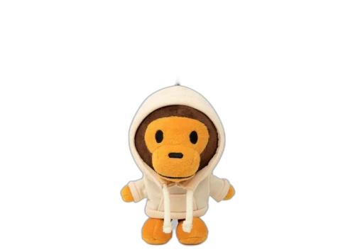 BAPE Baby Milo Plush Doll Keychain Ivory