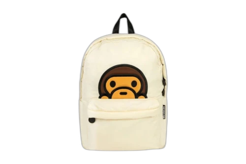 BAPE Baby Milo Medium Backpack (SS25) Ivory