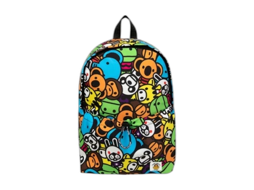 BAPE Baby Milo All Safari Medium Backpack Multicolor