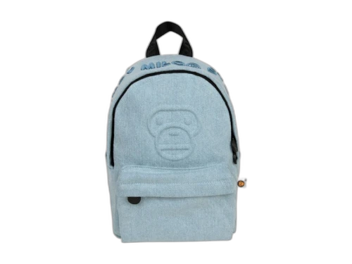 BAPE Baby Milo Denim Mini Bagpack Multicolor