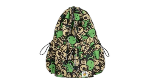 BAPE All Friends Large Backpack Green