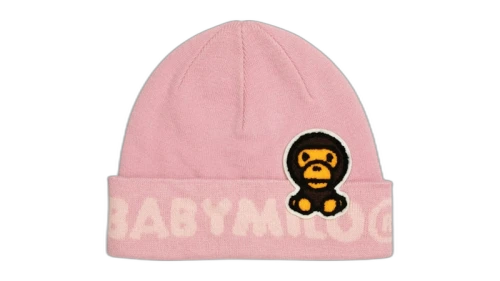 BAPE Baby Milo Knit Cap Pink