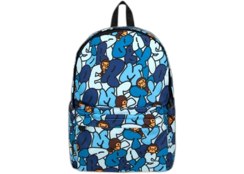 BAPE Baby Milo Soft Medium Backpack Blue