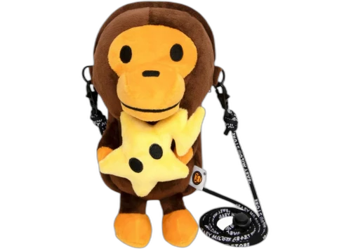 BAPE Baby Milo No. 1 Mobile Bag Brown