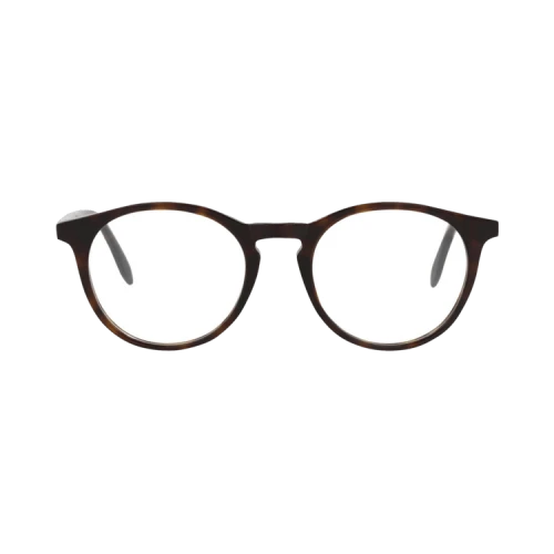 Alexander McQueen Round-Frame Acetate Optical Frames Havana Havana Transparent (AM0190O-30006879-002)