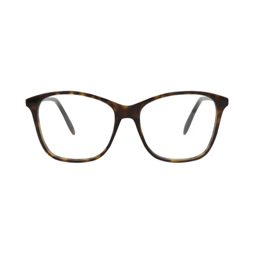 Alexander McQueen Square-Frame Acetate Optical Frames Havana Havana Transparent (AM0191O-30006940-002)