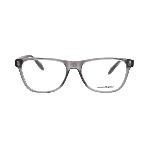 Alexander McQueen Square-Frame Acetate Optical Frames Grey Grey Transparent (AM0248O-30008654-001)