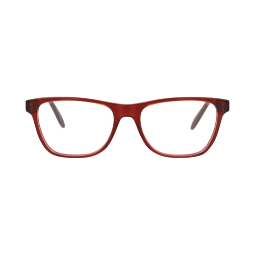 Alexander McQueen Square-Frame Acetate Optical Frames Red Red Transparent (AM0248O-30008654-004)