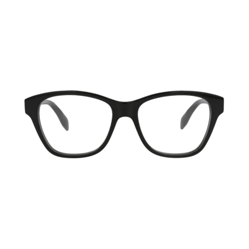 Alexander McQueen Square-Frame Acetate Optical Frames Black Black Transparent (AM0306O-30010888-001)