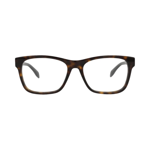 Alexander McQueen Square-Frame Acetate Optical Frames Havana Havana Transparent (AM0307O-30010911-002)