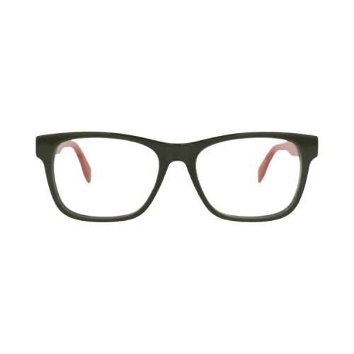 Alexander McQueen Square-Frame Acetate Optical Frames Green Green Transparent (AM0307O-30010911-005)