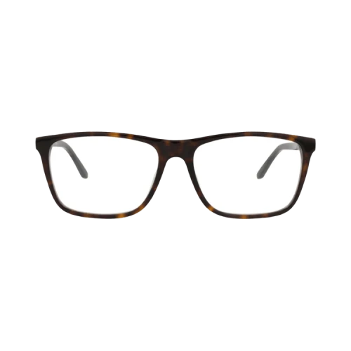 Alexander McQueen Square-Frame Acetate Optical Frames Havana Gold Transparent (AM0323O-30010869-002)