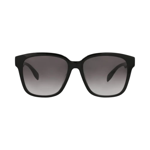 Alexander McQueen Square-Frame Acetate Sunglasses 'Black Grey'