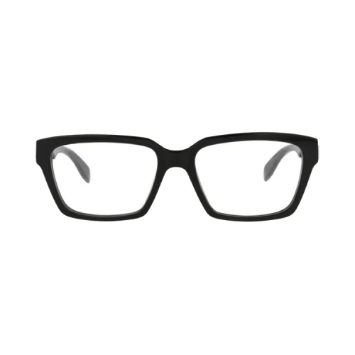 Alexander McQueen Square-Frame Acetate Optical Frames Black Black Transparent (AM0332O-30011492-002)