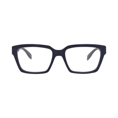 Alexander McQueen Square-Frame Acetate Optical Frames Blue Blue Transparent (AM0332O-30011492-004)