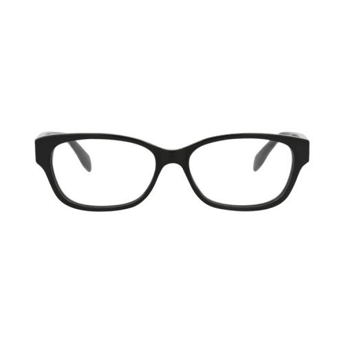 Alexander McQueen Square-Frame Acetate Optical Frames Black Black Transparent (AM0344O-30011495-001)